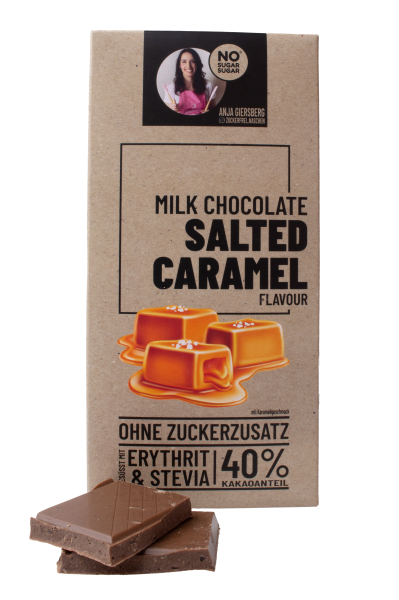 No Sugar Sugar Schokolade Salted Caramel 125g