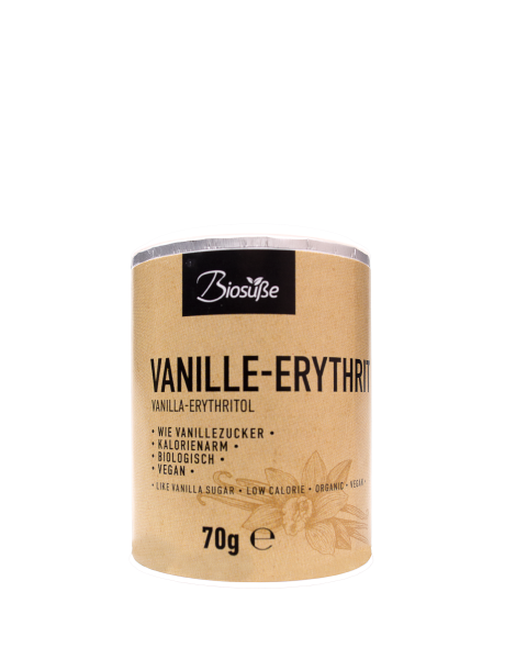 Biosüße Bio Vanille-Erythrit 70g
