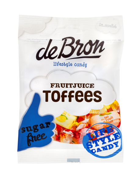 De Bron Fruit &amp; Juice Toffee 90g