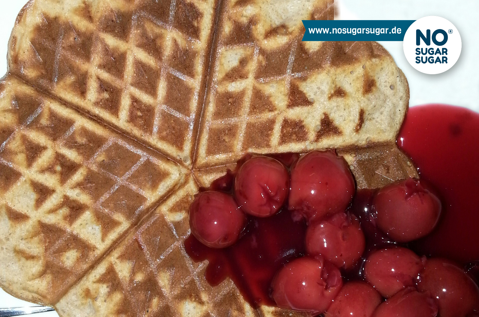 Low Carb Waffeln Mit Heissen Kirschen Low Carb Rezepte No Sugar Sugar