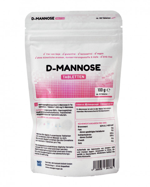 D-Mannose Tabletten, 100 g