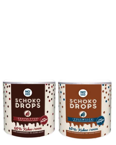 Try set: 2 x Dark &amp; milk Chocolate Drops, 250g each