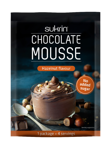 Sukrin chocolate mousse with hazelnut flavour 83g