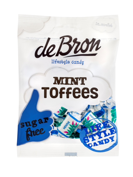 De Bron Mint Toffees 90g