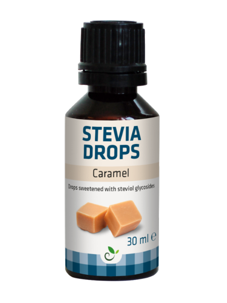 Sukrin Stevia Drops Caramel 30ml