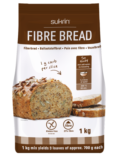 Sukrin Fibre Bread mit Ballaststoffen 1kg