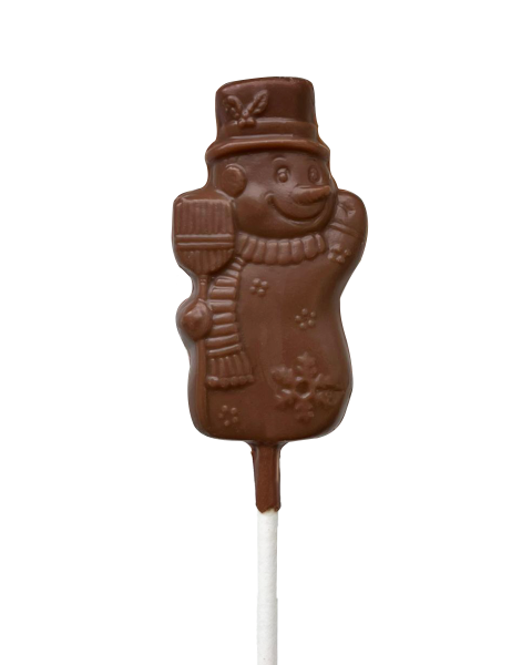 Schokoladen Weihnachtslolli Schneemann 10g